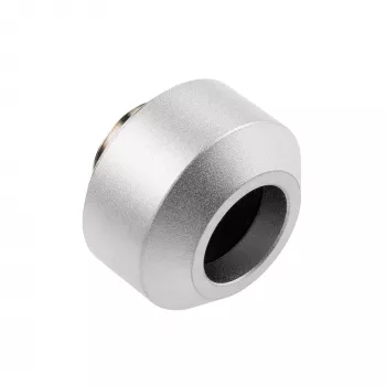 Hardtube fitting OPTIMUS 12 mm, strieborná – samostatný upínací konektor pre pevné chladiace rúrky