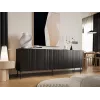 Cama komoda ISLA 200x40x75 matná čierna