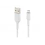 Belkin BOOST CHARGE - Lightning kábel - Lightning samec na USB samec - 3 m - biely - pre Apple iPad/iPhone/iPod (Lightning)