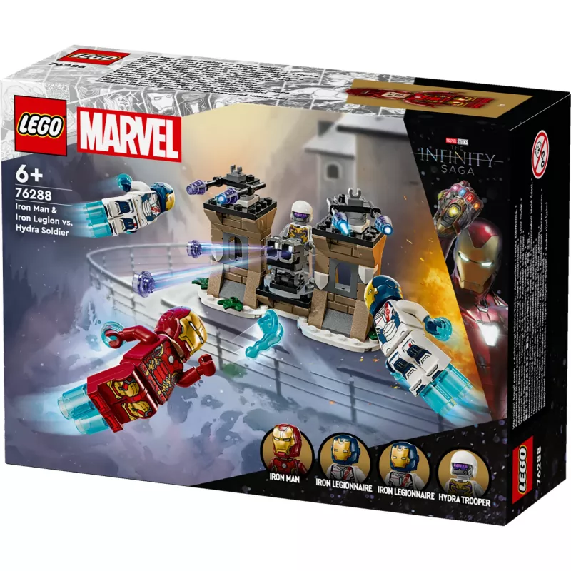 Stavebnica LEGO-Set 76288 Marvel Super Heroes Iron Man Iron Legion s HYDRA vojak minifigúrkou, stavebný model