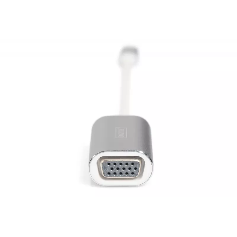 DIGITUS DA-70837 VGA adaptér 1080p FHD na USB 3.0 Type-C, hliník