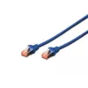 Digitus sieťový kábel CAT 6 S/FTP RJ-45 10m modrý