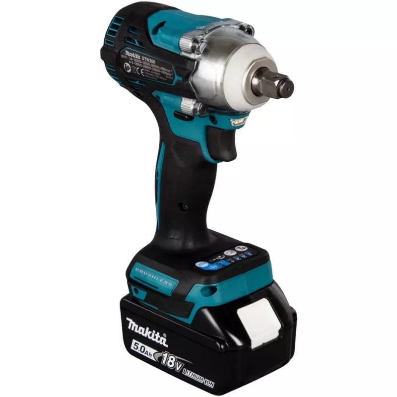 Rázový uťahovák Makita DTW300RTJ 3200 ot/min, 18V, 2 batérie
