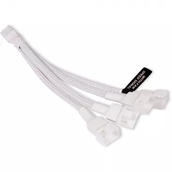 RGB rozbočovací kábel Alphacool 18728 plast biely 150mm
