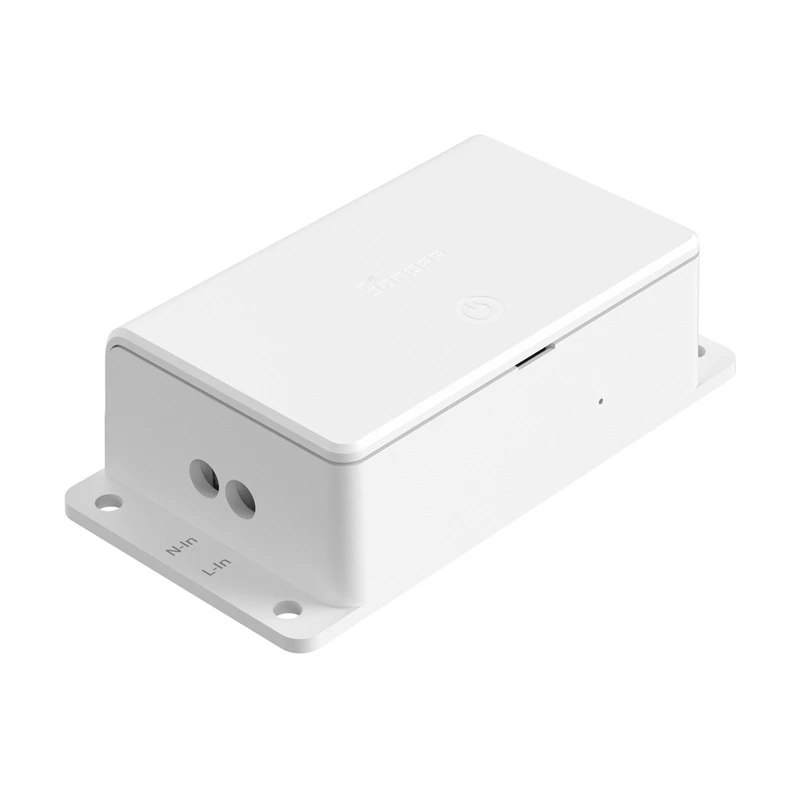 Inteligentný Wi‑Fi vypínač Sonoff Basic R5 Gen5 10A Matter — jednokanálové relé pre domácu automatizáciu