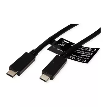 USB kábel ROLINE 11.02.9057 USB 3.2 Gen 2 1m USB C čierny