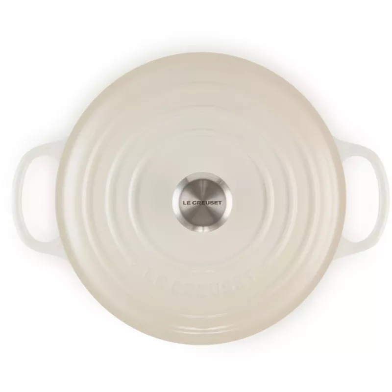 Le Creuset Signature pekáč okrúhly 26cm Meringue (21177267164430)