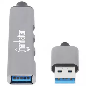 Manhattan USB-A 4-portový hub, 4x USB-A porty (1x 5 Gbps USB 3.2 Gen1…