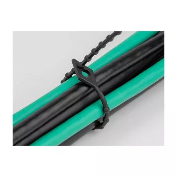 Káblová spona s korálkami DeLOCK 19568 D 150 x Š 2,4 mm čierna 100 ks