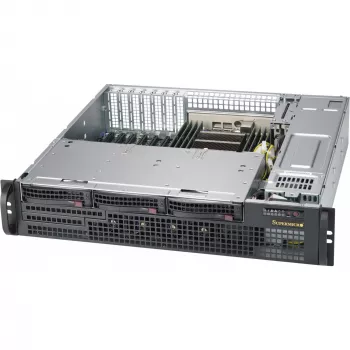 Serverová skriňa Supermicro CSE-825MBTQC-R802LPB Rack čierna