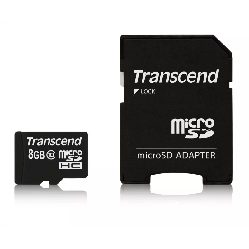 Transcend Premium - flash pamäťová karta (microSDHC/SD adaptér v balení)