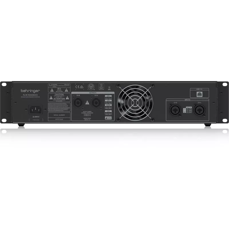 Behringer NX1000D audio zosilňovač Performance/pódium čierna