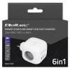 Predlžovacia zásuvka QOLTEC 52548 s 3× AC zásuvkami a USB portom
