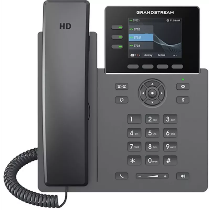 Grandstream Networks GRP2611G IP telefón čierny 3 riadky TFT