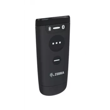 Ručný čítač čiarových kódov Zebra CS60 1D/2D LED bezdrôtový IP65 čierny, Bluetooth/USB, dosah 100 m, 83 g