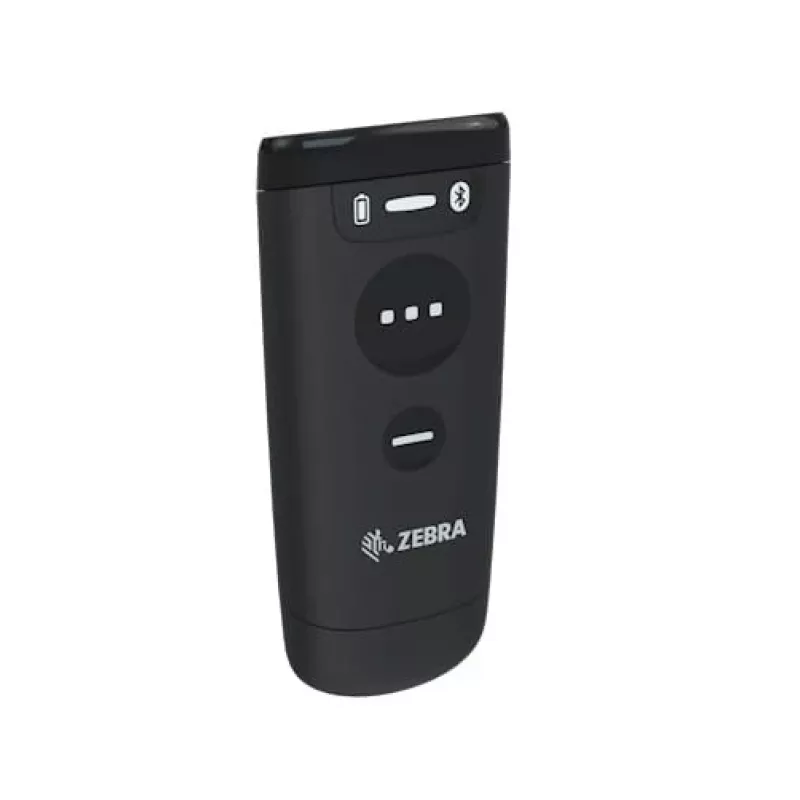 Ručný čítač čiarových kódov Zebra CS60 1D/2D LED bezdrôtový IP65 čierny, Bluetooth/USB, dosah 100 m, 83 g