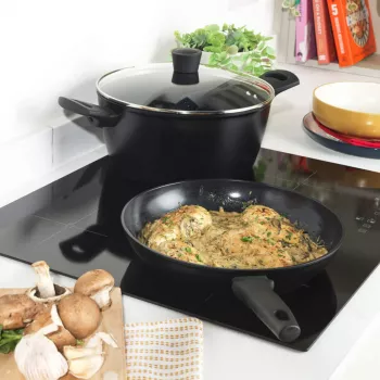 Panvica Russell Hobbs 28 cm Thermocollar RH03255EU7, nepriľnavý povrch, indikátor tepla