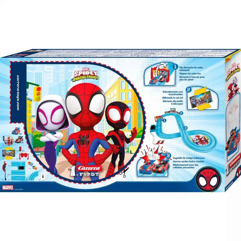 CARRERA dráha 1First Spidey Go! autodráha dĺžka 2,9 m