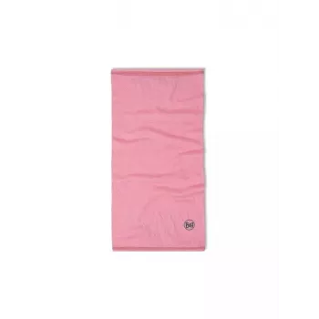Multifunkčná detská bandana Buff Merino Lightweight – jednofarebná ružová, bezšvová merino vlnená pokrývka hlavy pre deti
