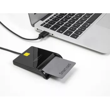 Čítačka smart kariet DeLOCK 91724 USB Type-A čierna
