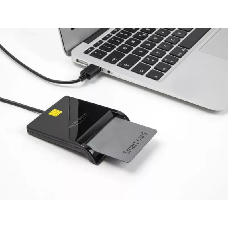 Čítačka smart kariet DeLOCK 91724 USB Type-A čierna