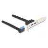DeLOCK 83015 interný USB 3.2 Gen 1 adaptér čierny 5 Gbit/s