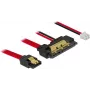 SATA kábel DeLOCK 85242 0,3 m SATA 7-pinový SATA 22-pinový čierny