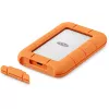 Externé SSD LaCie STND4000400 4 TB USB4 Gen 3x2 Thunderbolt USB Type-C, oranžová/nerez