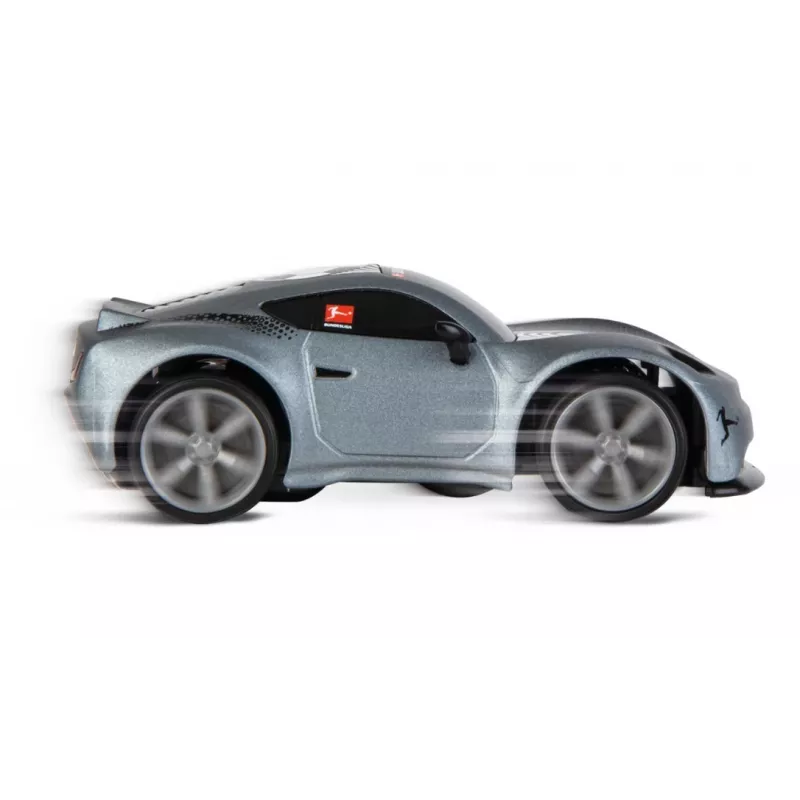 RC auto Bundesliga Mini RC 1:43 sivá