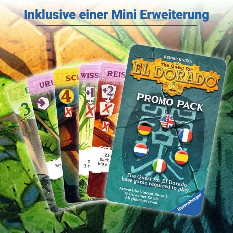 Ravensburger 27457 Preteky do El Dorada stolová hra, nové vydanie