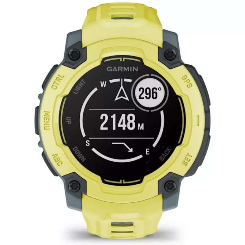 Garmin Instinct E 2,29 cm (0,9 inch) MIP 45 mm digitálny 176 x 176 pixelov lime GPS (satelit)