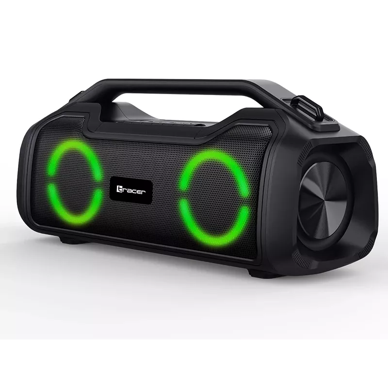 Stereo prenosný reproduktor TRACER BigBoy TWS Bluetooth 40 W RMS, Bluetooth 5.3, 12 h batéria, čierny