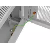 19-palcový nástenný rack 12U 600x600 sivý