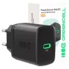Napájací zdroj Green Cell PowerSource Solo30 30W čierny — USB-C jednoportová nabíjačka