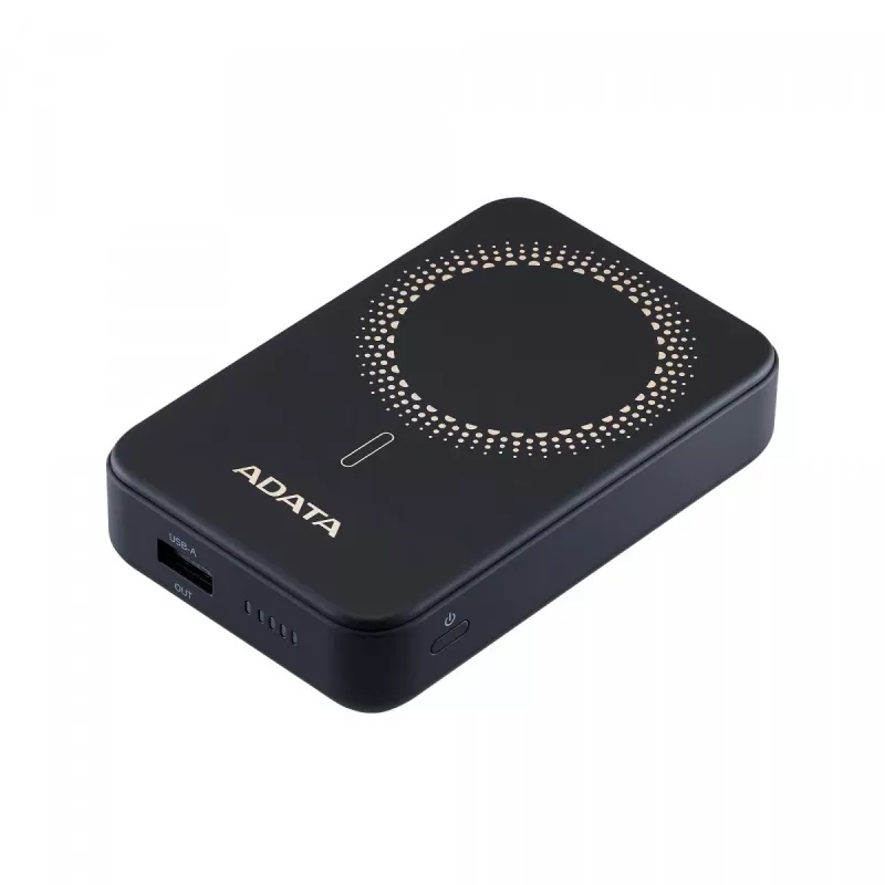 ADATA PR100-12BK powerbanka lítium-polymérová (LiPo) 10000 mAh bezdrôtové nabíjanie čierna