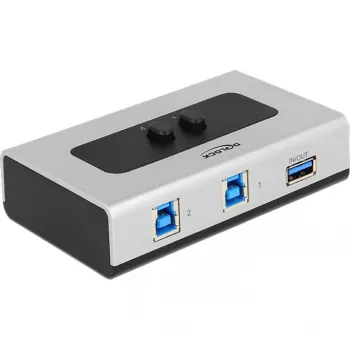 DeLOCK 87667 USB 3.0 2-portový obojsmerný sharing switch