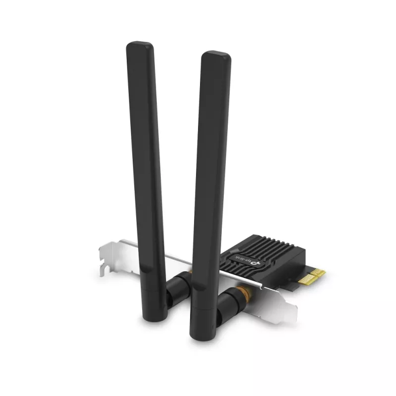 Wi‑Fi 6 Bluetooth PCIe adaptér TP‑LINK Archer TX10E AX900 — PCIe‑karta, AX900 Wi‑Fi 6, Bluetooth