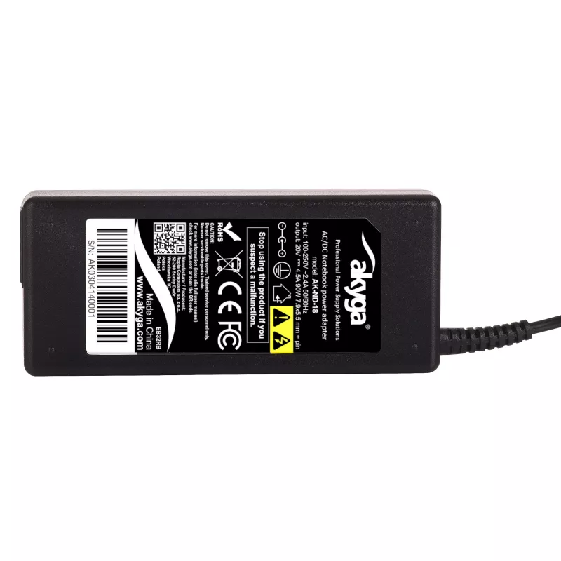 Akyga AK-ND-18 napájací zdroj pre notebook pre Lenovo, 90 W, 20 V / 4,5 A, 7,9 x 5,5 mm s kolíkom
