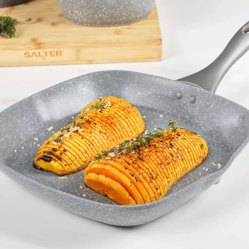 Grilovacia panvica Salter 28 cm nepriľnavá s mramorovým povrchom