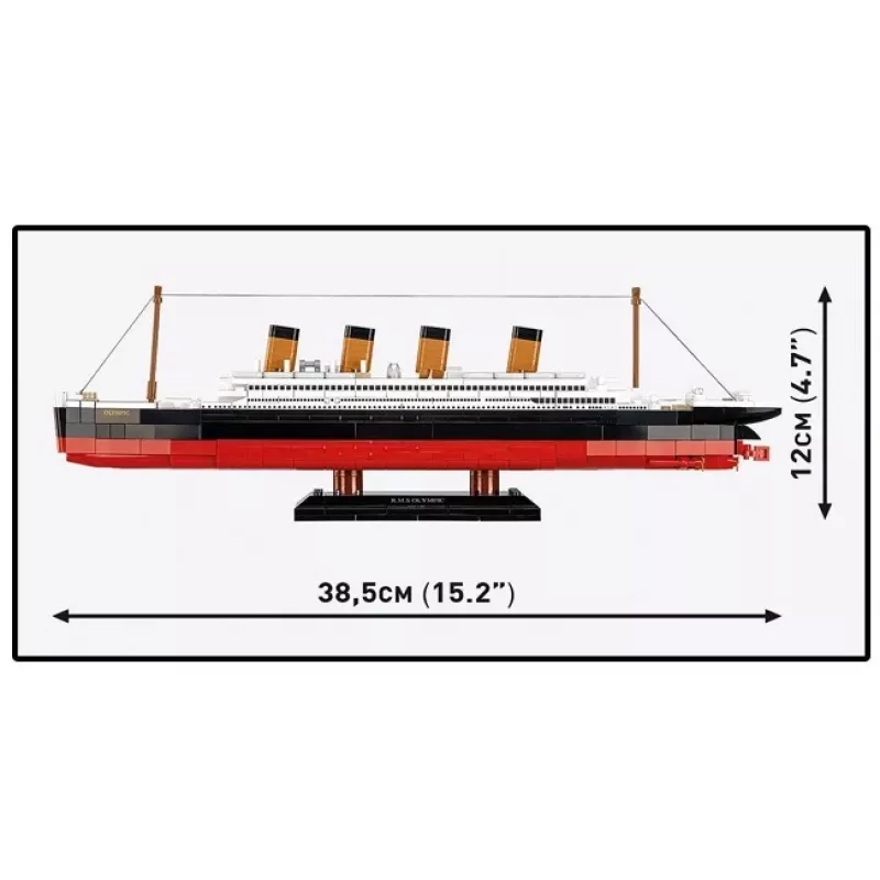Stavebnica Cobi Blocks R.M.S. Olympic 59 blokov — 59-dielna modelárska sada