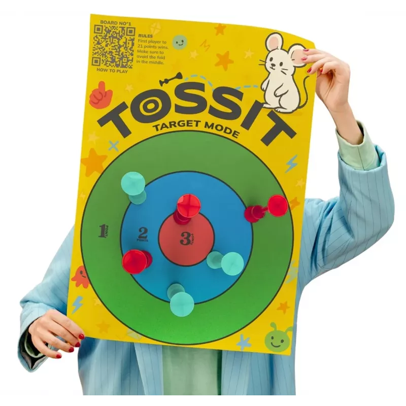 TOSSIT terč – terč a Tic-Tac-Toe