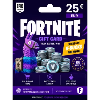 Fortnite darčeková karta 25 EUR - Epic Games digitálny kód