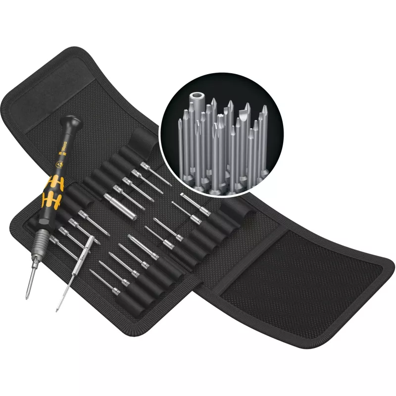 Wera ESD bit skrutkovač Kraftform compact Micro 21 ESD 1 5/32 (4 mm) HIOS, 5/32 (4 mm) polmesiac 44 mm (05135973001)