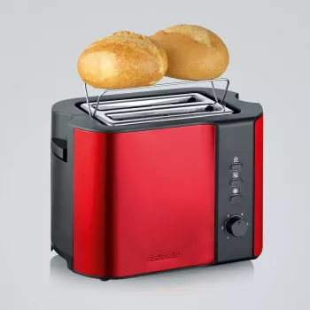 Hriankovač Severin AT 2217 2 plátky 800 W čierna červená