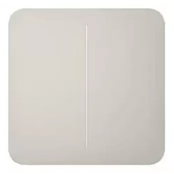 Tlačidlo Ajax SoloButton 2-násobné béžové 82,8 mm x 10,3 mm