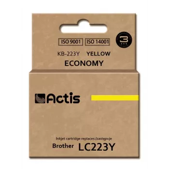 Actis KB-223Y atrament (náhrada za Brother LC223Y; Standard; 10 ml; žltý)