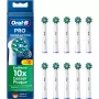 Oral-B CrossAction náhradné hlavice zubných kefiek, 10 kusov, biele