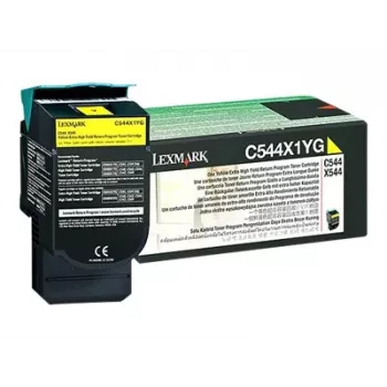 Lexmark - tonerová kazeta - mimoriadne vysoká výťažnosť - 1 x žltá - 4000 strán - LRP / LCCP (0C544X1YG)