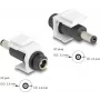 DeLOCK Keystone modul DC 5,5 x 2,5 mm konektor samica na konektor samec biely