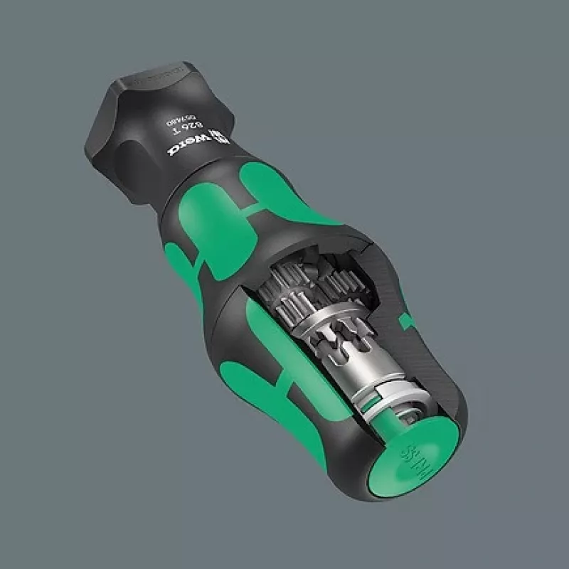 Wera 826 T Kraftform Turbo Skrutkovač s držiakom bitov s Rapidaptorom, 1/4 palca